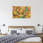 VS, Washington, Spokane County, Hawthorn Leaves 2 Canvas Afdruk (Insitu (Slaapkamer))