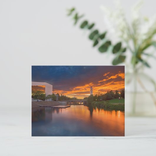 VS, Washington, Spokane, Riverfront Park Briefkaart (Staand voorkant)