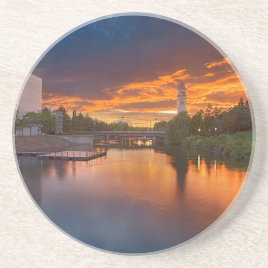 VS, Washington, Spokane, Riverfront Park Zandsteen Onderzetter (Voorkant)