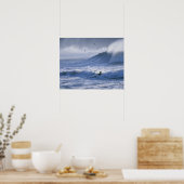 VS, Washington State, La Push. Man kayak Poster (Keuken)