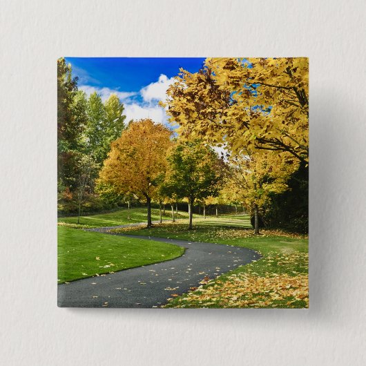 VS, Washington Vierkante Button 5,1 Cm (Voorkant)