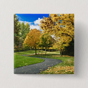 VS, Washington Vierkante Button 5,1 Cm