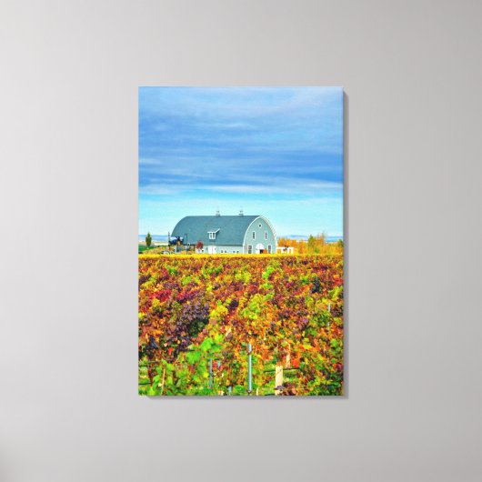 VS, Washington, Walla Walla. Garrison Creek Canvas Afdruk (Voorkant)