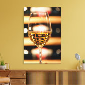 VS, Washington, Walla Walla. Wijn Glas Canvas Afdruk (Insitu (Woonkamer))