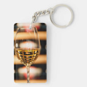 VS, Washington, Walla Walla. Wijn Glas Sleutelhanger (achterkant)