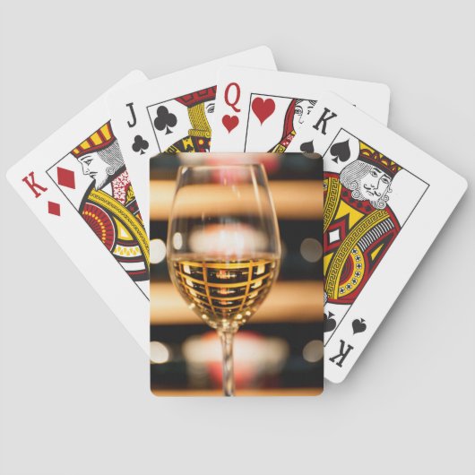 VS, Washington, Walla Walla. Wijnglas Speelkaarten (Achterkant)