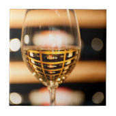 VS, Washington, Walla Walla. Wijnglas Tegeltje (Voorkant)