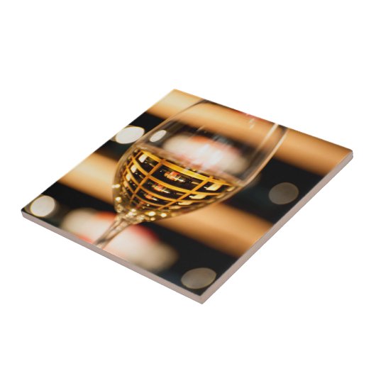 VS, Washington, Walla Walla. Wijnglas Tegeltje (Zijkant)