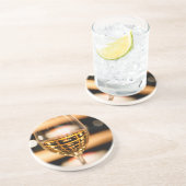 VS, Washington, Walla Walla. Wijnglas Zandsteen Onderzetter (Zijkant)