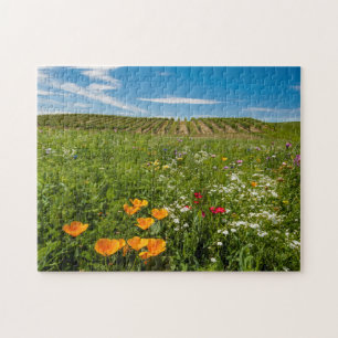 VS, Washington, Walla Walla. Wilde bloemen Legpuzzel