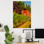 VS, Washington, Whidbey Island. Winery Poster (Thuiskantoor)