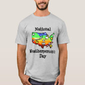 VS Weather Map T-Shirt (Voorkant)