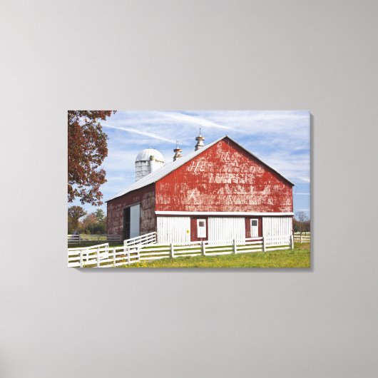 VS, West Virginia, Arbovale. Monongahela Canvas Afdruk (Voorkant)