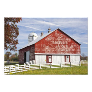 VS, West Virginia, Arbovale. Monongahela Foto Afdruk