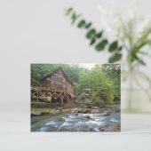 VS, West Virginia, Babcock SP. Rustic Glade Briefkaart (Staand voorkant)
