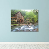 VS, West Virginia, Babcock SP. Rustic Glade Canvas Afdruk (Insitu (Houten vloer))