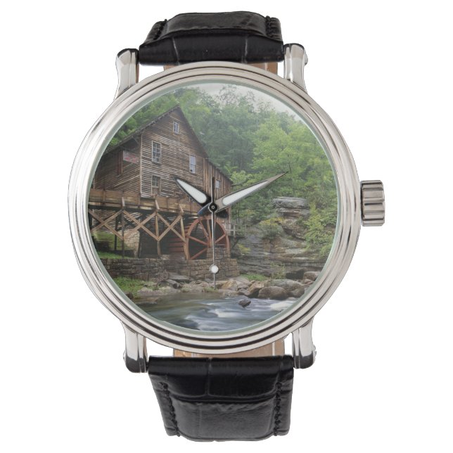 VS, West Virginia, Babcock SP. Rustic Glade Horloge (Voorkant)