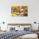 VS, West Virginia, Clifftop. Babcock State 2 Canvas Afdruk (Insitu (Slaapkamer))