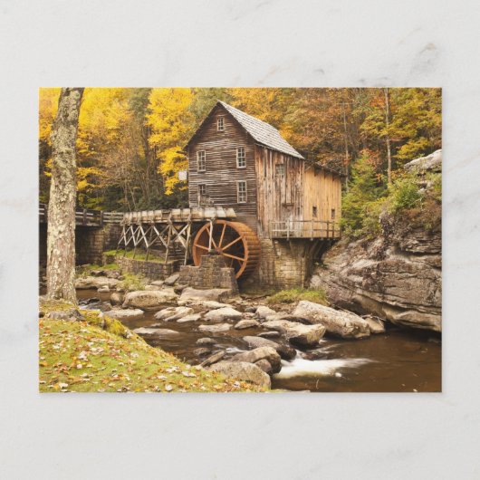 VS, West Virginia, Clifftop. Deelstaat Babcock 2 Briefkaart (Voorkant)