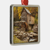 VS, West Virginia, Clifftop. Deelstaat Babcock 2 Metalen Ornament (Rechts)