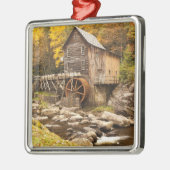 VS, West Virginia, Clifftop. Deelstaat Babcock 2 Metalen Ornament (Links)