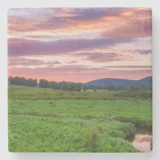 VS, West Virginia, Davis. Landschap Stenen Onderzetter (Voorkant)