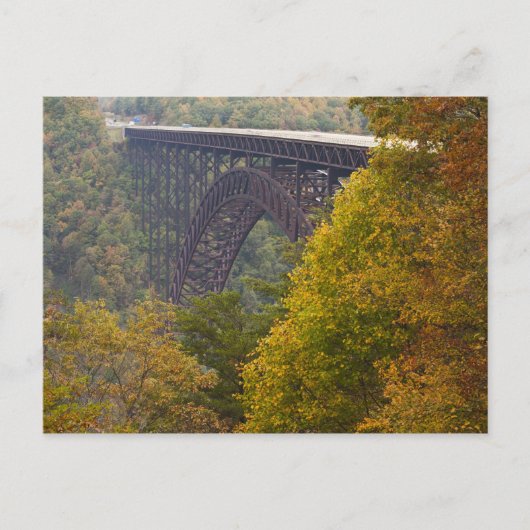 VS, West Virginia, Fayetteville. Nieuwe rivier Briefkaart (Voorkant)