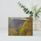 VS, West Virginia, Fayetteville. Nieuwe rivier Briefkaart (Staand voorkant)