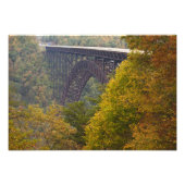 VS, West Virginia, Fayetteville. Nieuwe rivier Foto Afdruk (Voorkant)