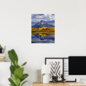 VS, Wyoming, Grand Teton NP. Tegen de Poster (Thuiskantoor)