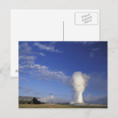 VS, Wyoming. Yellowstone National Park. Oud Briefkaart (Voorkant / Achterkant)