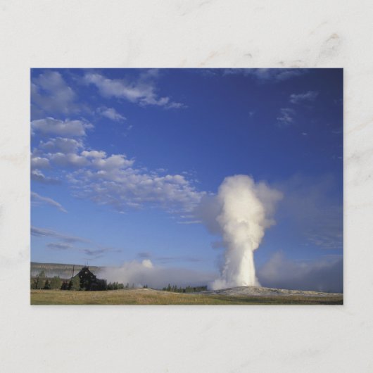VS, Wyoming. Yellowstone National Park. Oud Briefkaart (Voorkant)