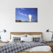 VS, Wyoming. Yellowstone National Park. Oud Canvas Afdruk (Insitu (Slaapkamer))
