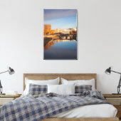 VS, Zuid Dakota, Sioux-Herfsten, City Skyline Canvas Afdruk (Insitu (Slaapkamer))