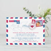 VSA en VK Airmail Post Reception Kaart (Staand voorkant)