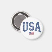 VSA Vrouwen Mannen Kinderen Patriottische Amerikaa Magneet (Voorkant / Achterkant)