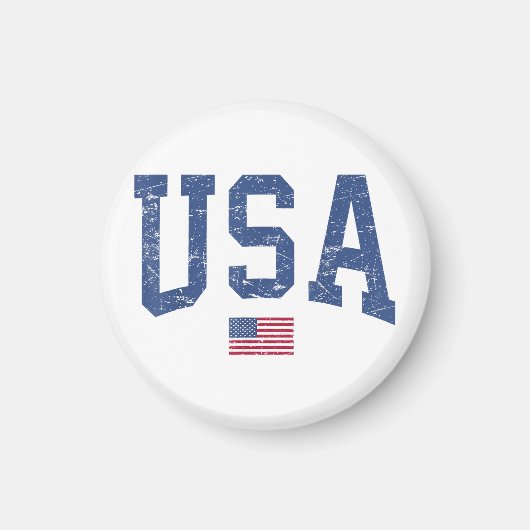 VSA Vrouwen Mannen Kinderen Patriottische Amerikaa Magneet (Voorkant)