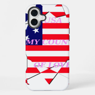 VSAL Sterrennachtliefde Mijn Land van Liefde iPhone 16 Plus Hoesje