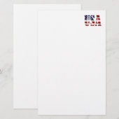 VSAPatriotisch Briefpapier (Voorkant / Achterkant)