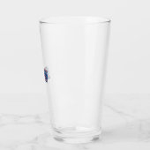 VSASnelheidsracen Patriottisch Vintage Vectorontwe Glas (Links)