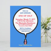 VSATalende mevrouw Pinguïn 4 juli Kaart (Staand voorkant)