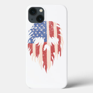 VSAVlag Schedel Baard | Gedesoriëerde Patriottisch Case-Mate iPhone Case