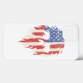 VSAVlag Schedel Baard | Gedesoriëerde Patriottisch Case-Mate iPhone Case (Achterkant (horizontaal))