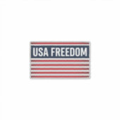 VSAVrijheidspatriottische Vlag Stijl Vector Design Sticker (Voorkant)