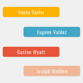 VSCO Aesthetische kleuren Waterbestendige labels