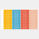 VSCO Aesthetische kleuren Waterbestendige labels (Vel)