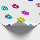 VSCO Girl, veel struisvogels Cadeaupapier (Hoek)