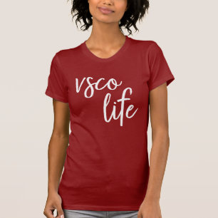 VSCO Life, eenvoudig, Casual, wit van Bourgogne T-shirt