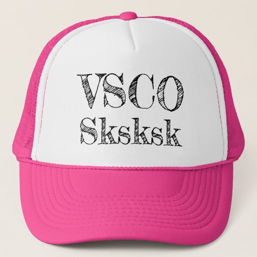 VSCO sksksk Trucker Pet (Voorkant)