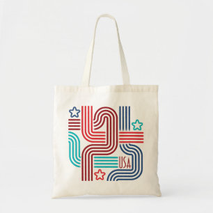 VSDA Deco Strepen - 250e verjaardag van Amerika Tote Bag